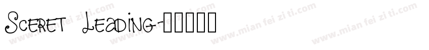 Sceret Leading字体转换